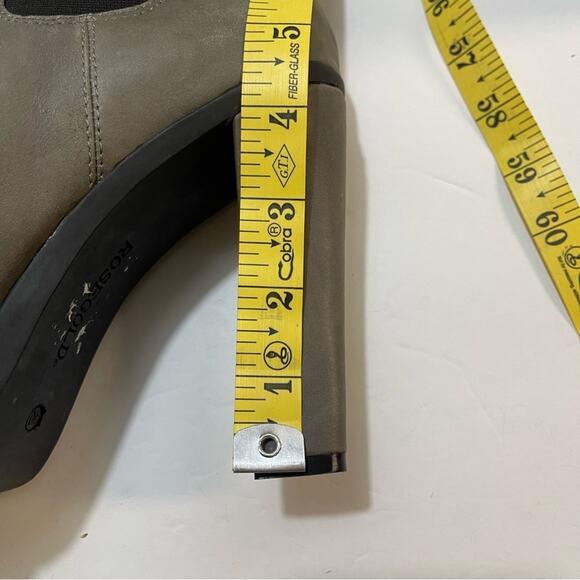 Rosegold Grey heeled boots size 9 - Picture 5 of 11